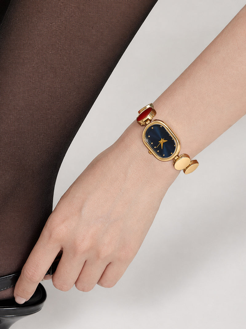 The Aurelia Chain Watch - Gold