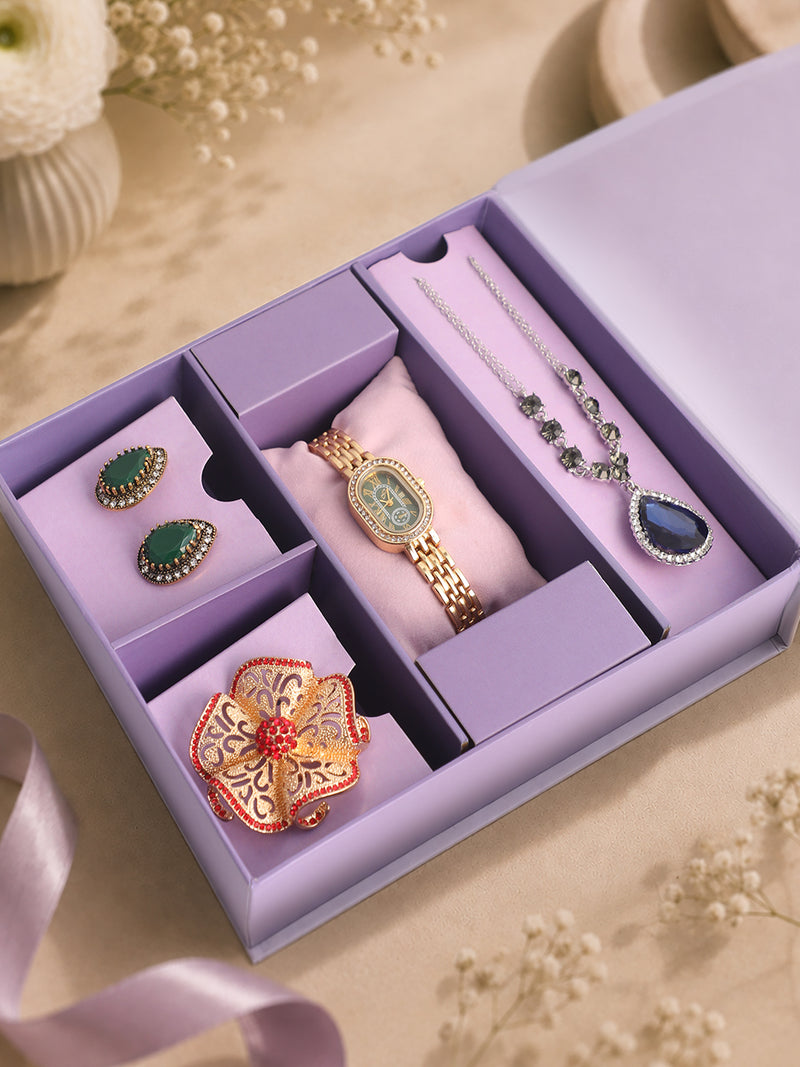 The Birthday Edit - Watch + Jewellery Gift set