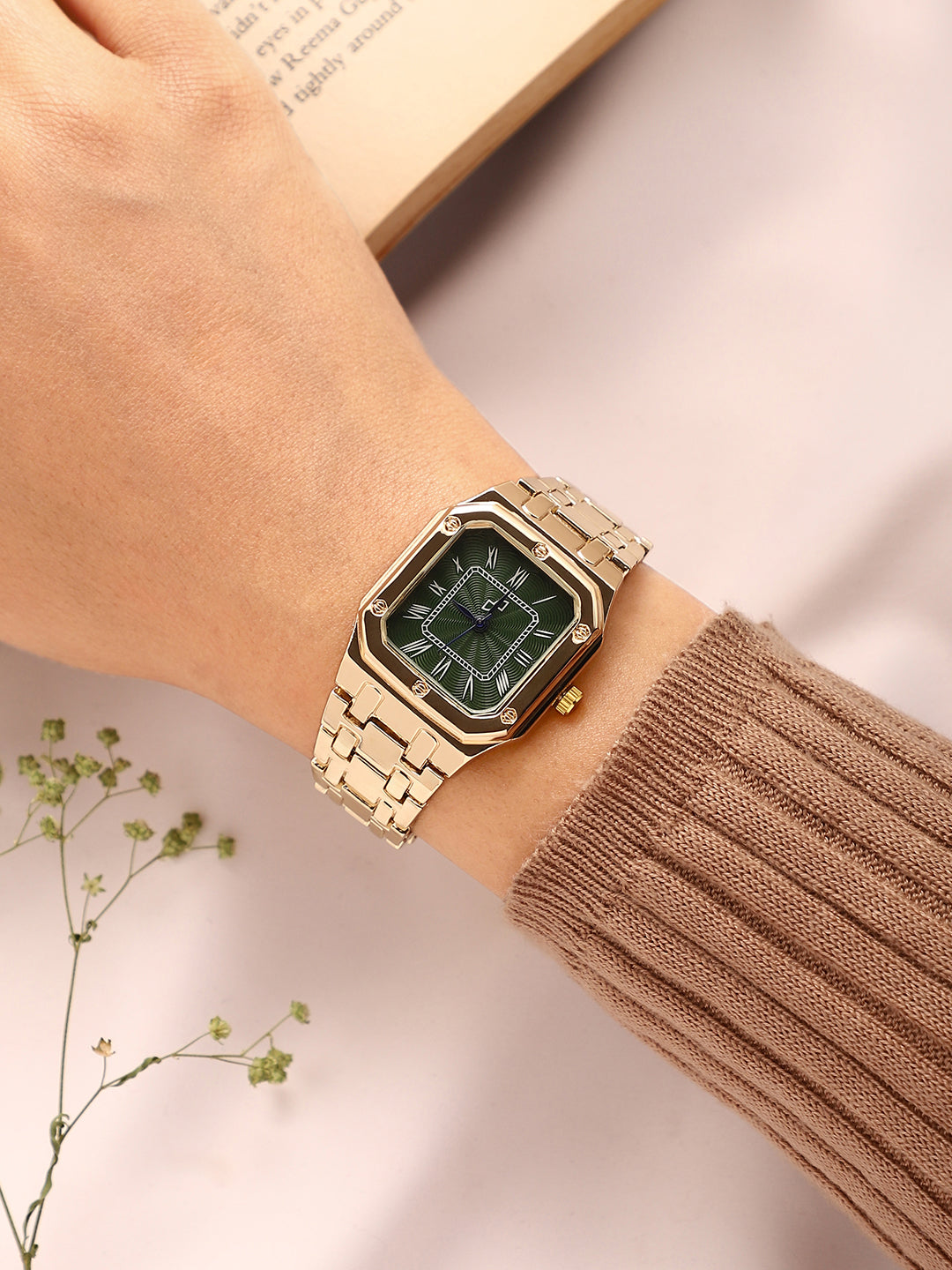 The Torque Roman Square Watch