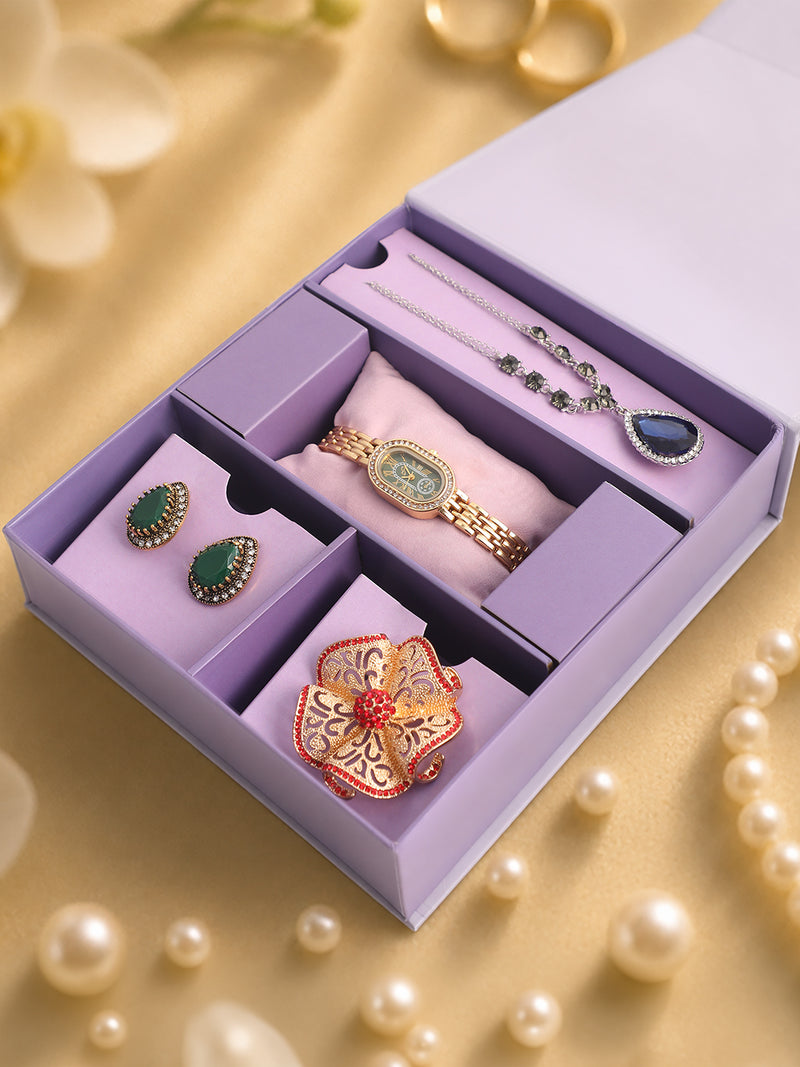 The Wedding Edit - Watch + Jewellery Gift set