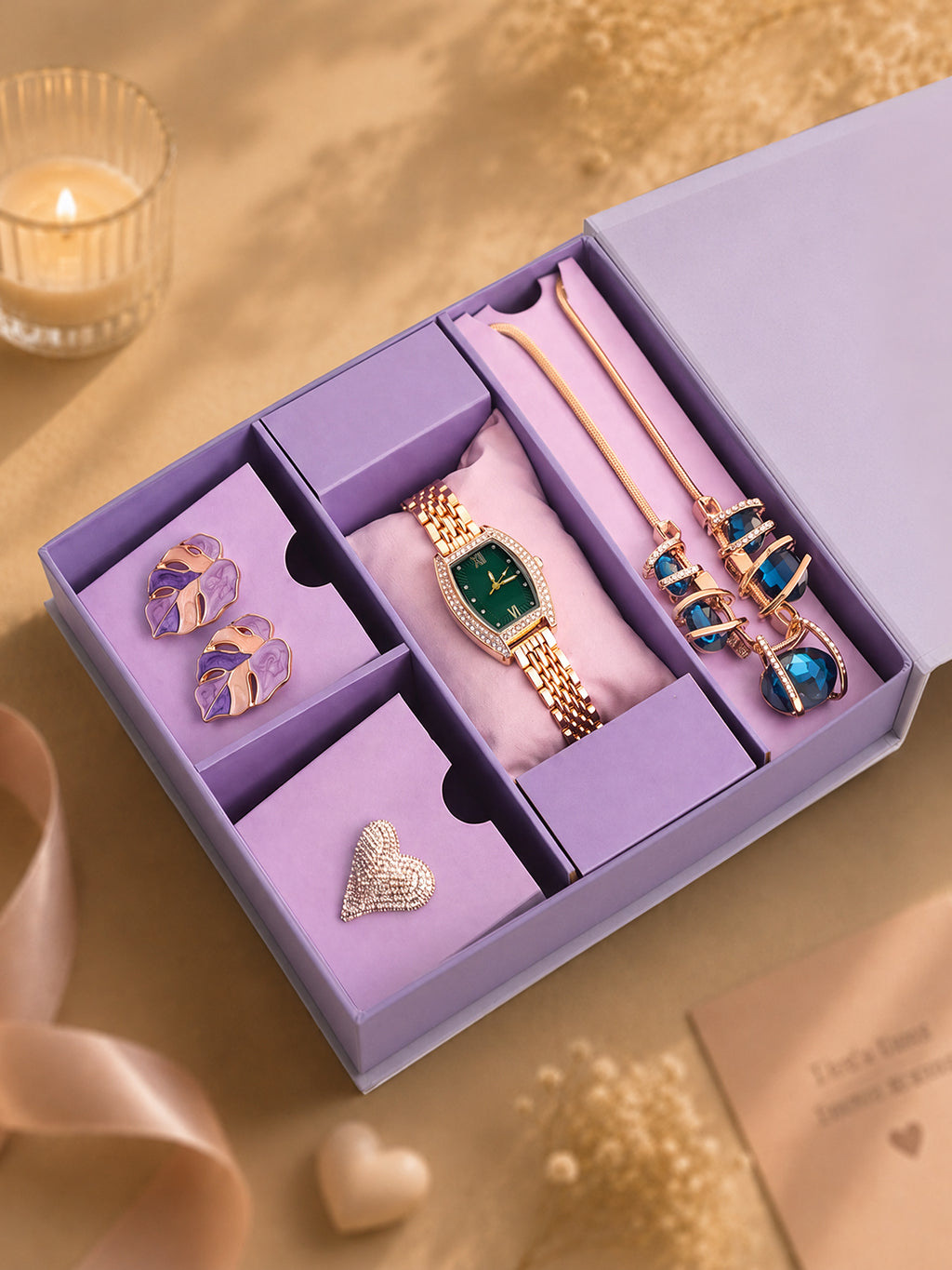 The Generic Edit - Watch + Jewellery Gift set