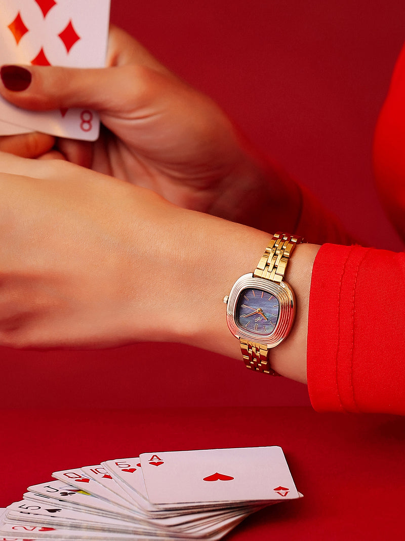 The Emerald Heritage Watch - Gold