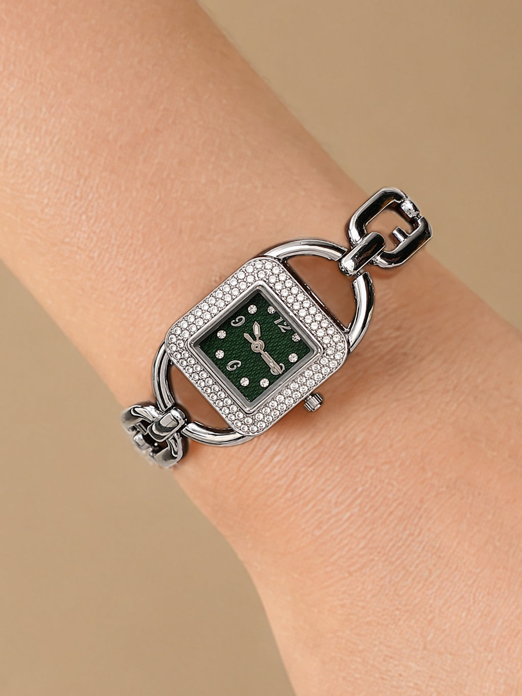 The Crystal Edge Watch - Silver