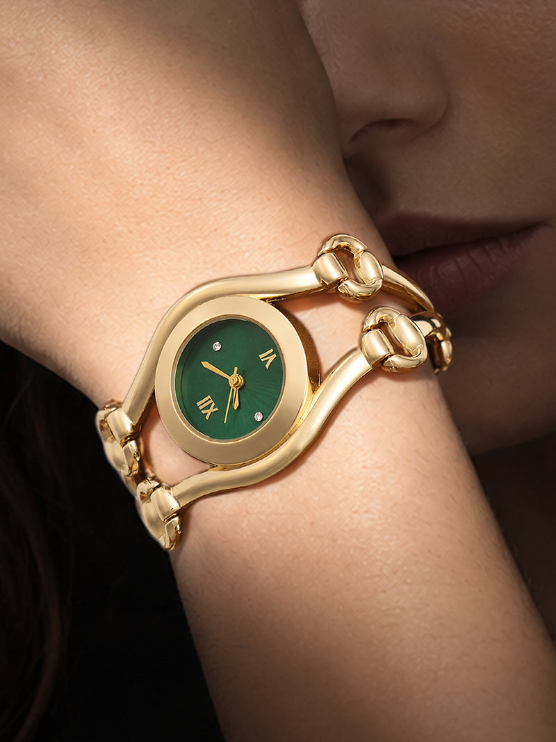 The Eclipse Oval Watch - Gold
