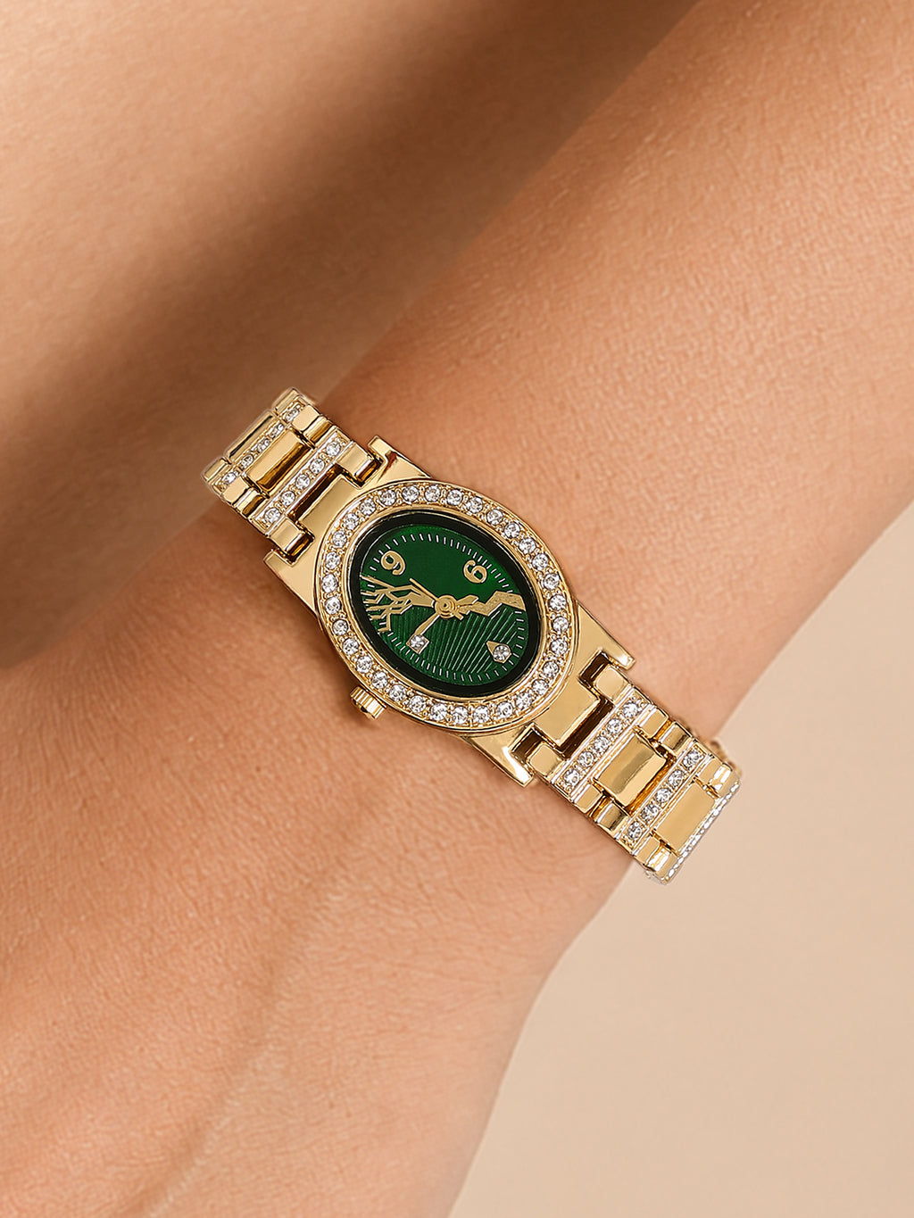 The Seraphina Oval Watch - Gold