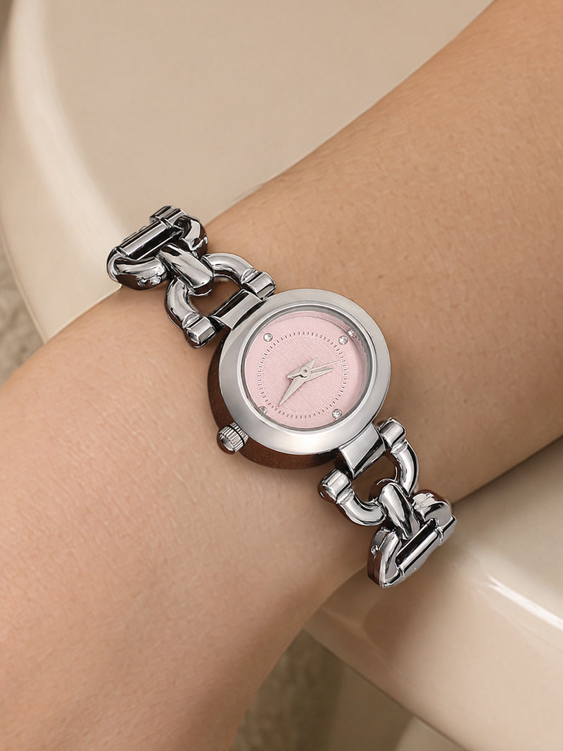 The Champagne Luxe Watch - Silver