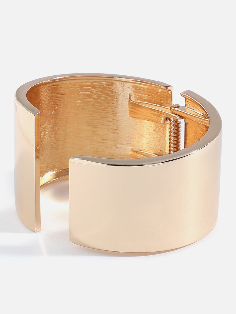 Women Gold-Plated Cuff Bracelet