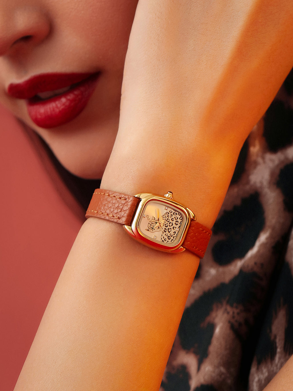 The Rose Leather Watch - Blush Rose