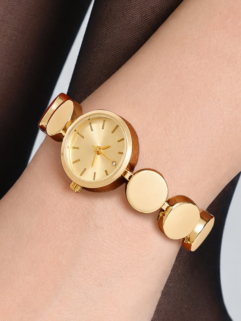 The Midnight Chain Watch - Gold