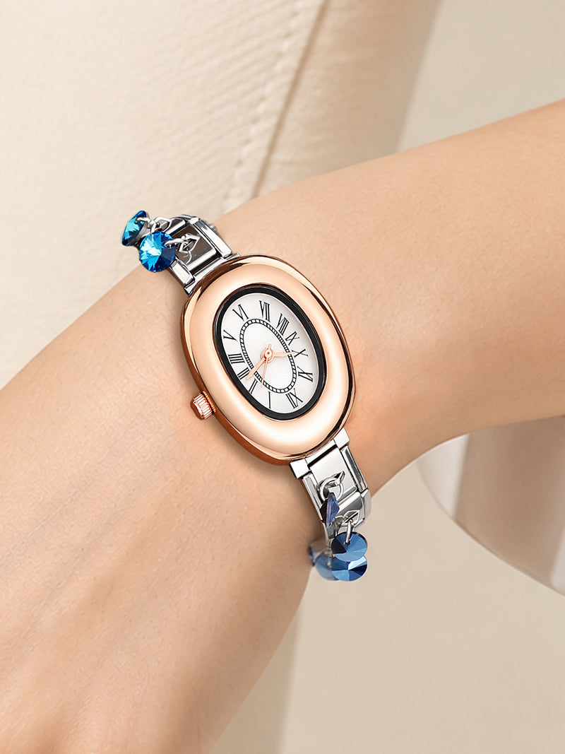 The Diamond Glow Watch - Silver