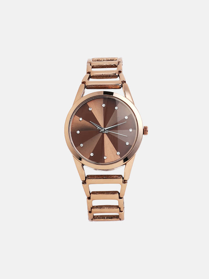 The Fetter Round Watch - Umber Brown