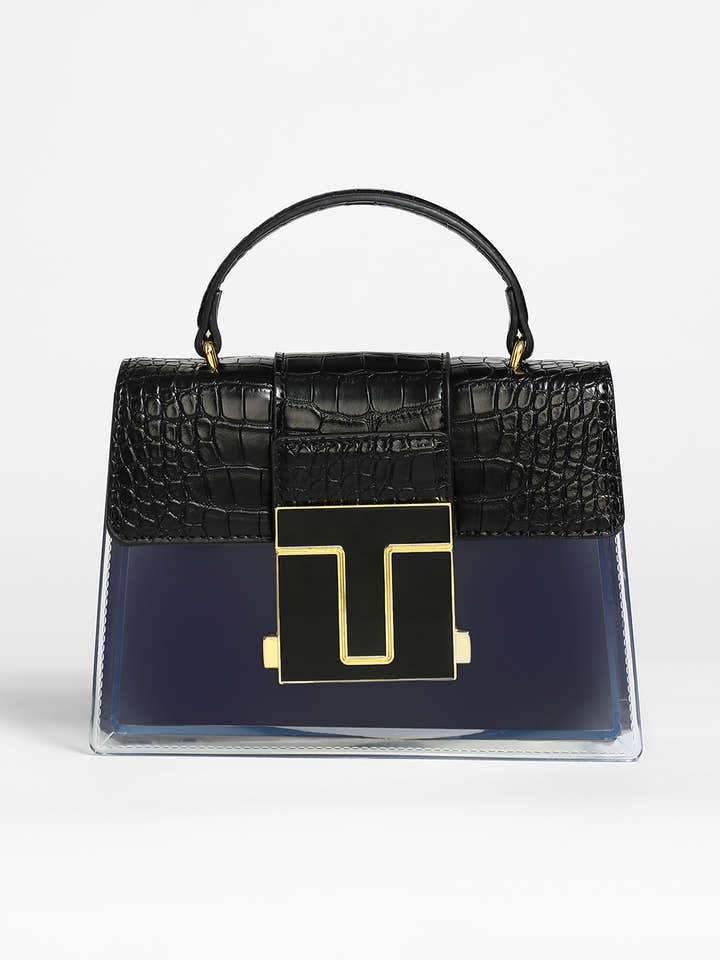 Frosted Block Hand Bag