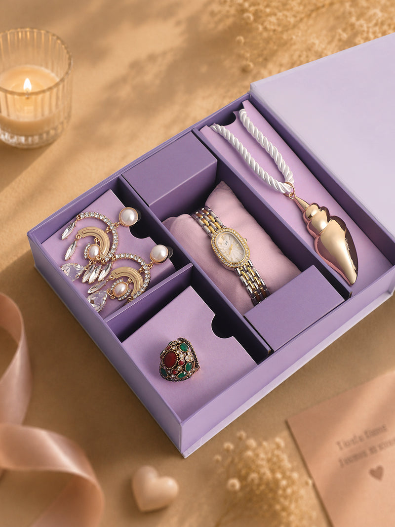 The Generic Edit - Watch + Jewellery Gift set