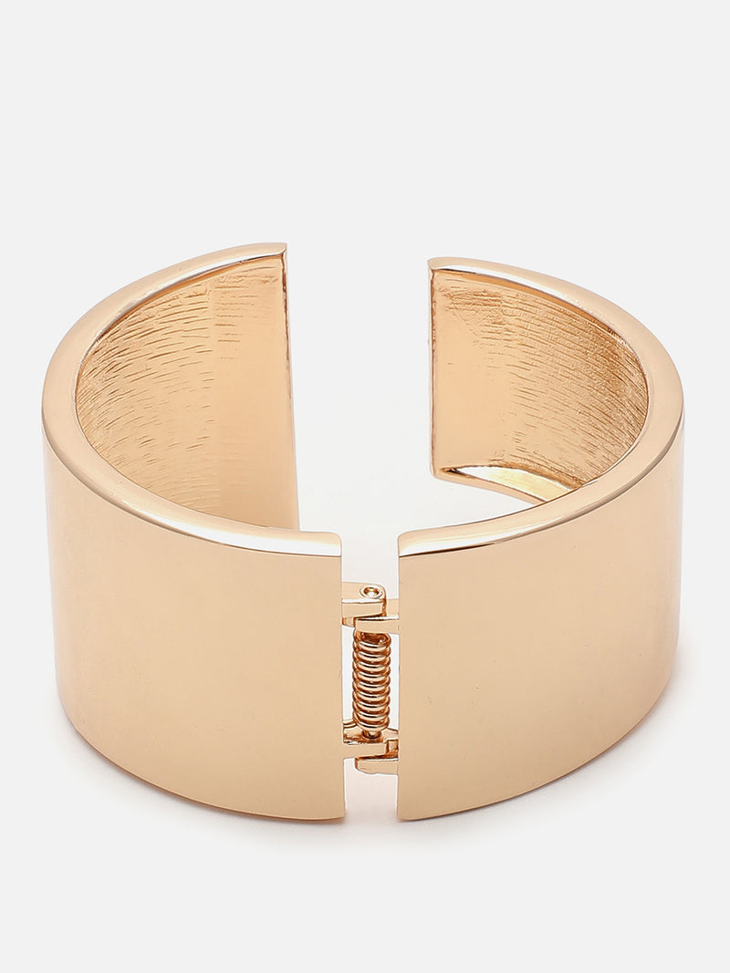 Women Gold-Plated Cuff Bracelet