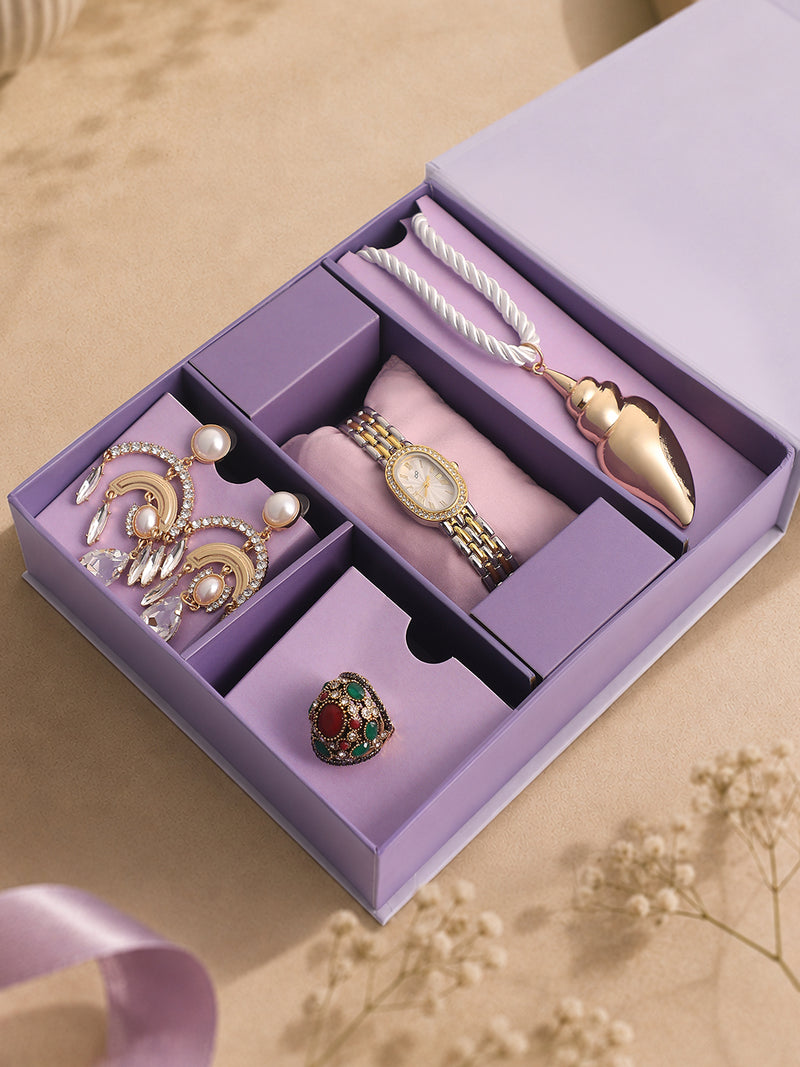 The Birthday Edit - Watch + Jewellery Gift set