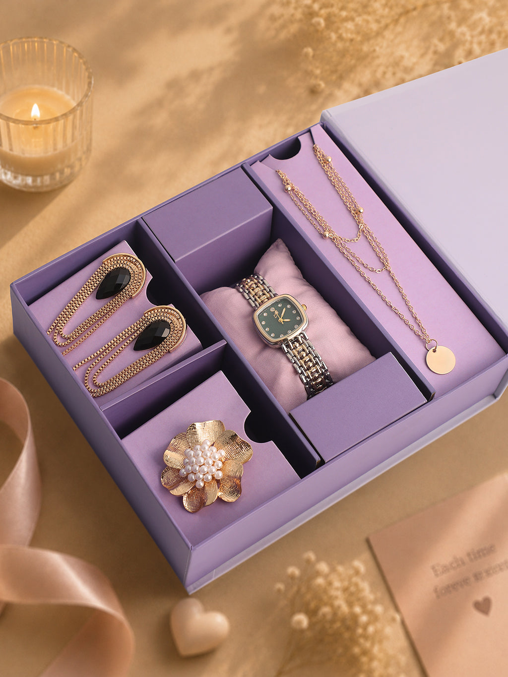 The Generic Edit - Watch + Jewellery Gift set