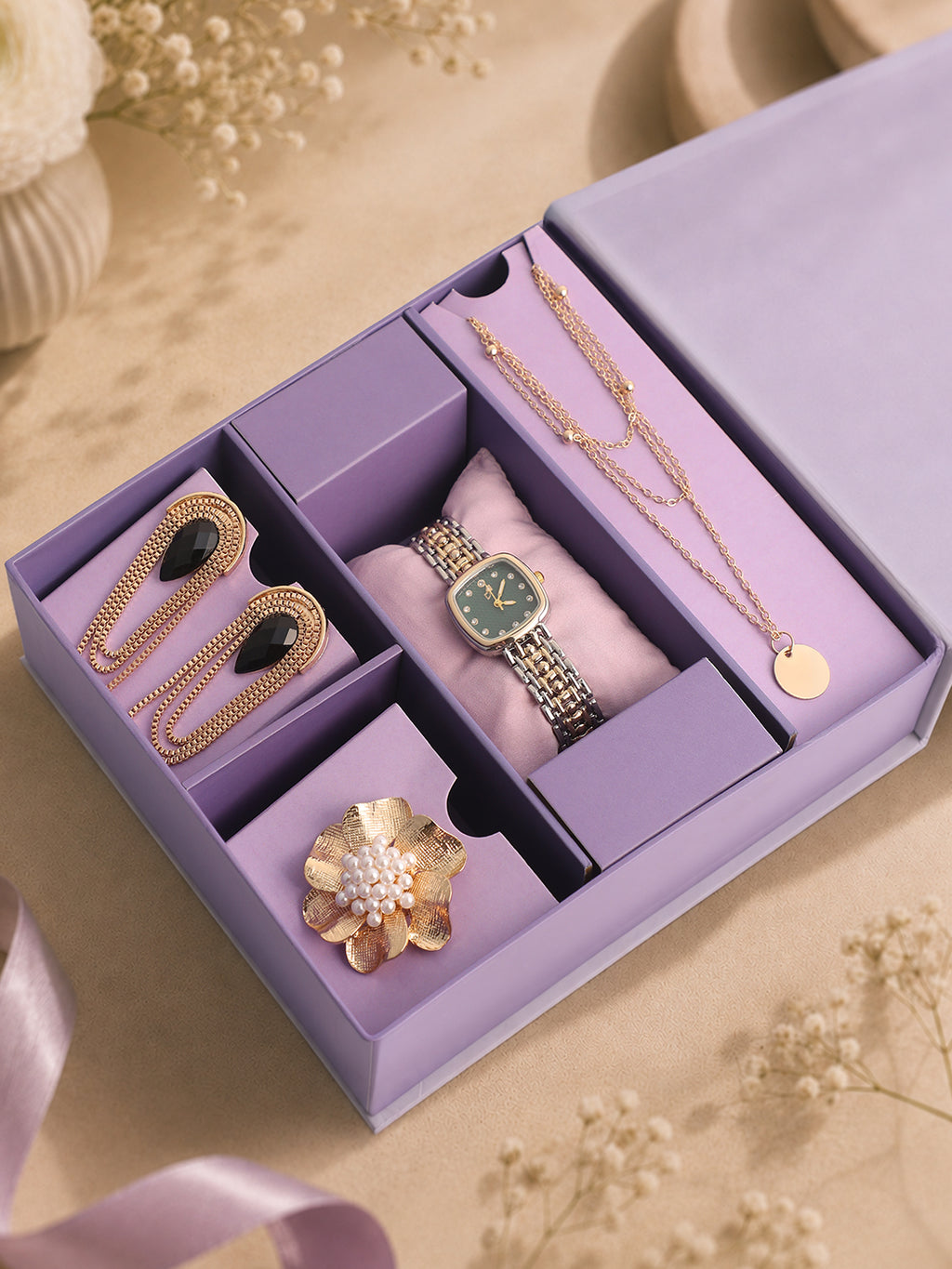 The Birthday Edit - Watch + Jewellery Gift set