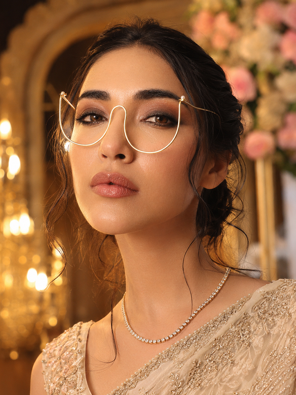 The Luxe Chain Sunglass - Gold