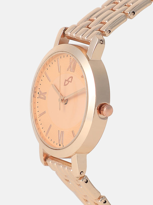 The Classic Sunray Dial Watch - Champagne Gold