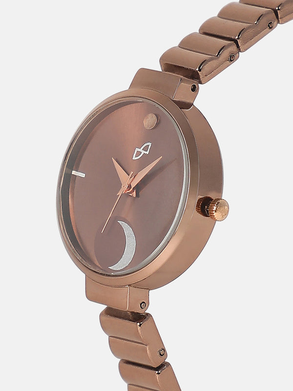 The Rosé Minimal Dial Watch - Blush Rose Gold