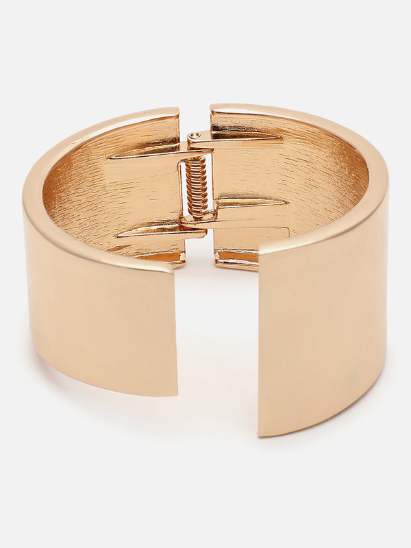 Women Gold-Plated Cuff Bracelet