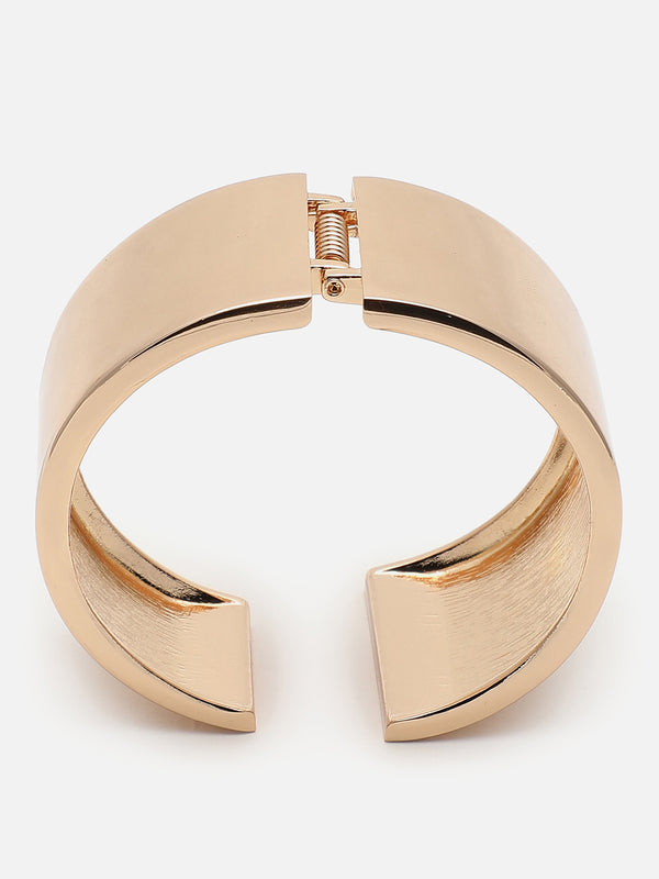 Women Gold-Plated Cuff Bracelet