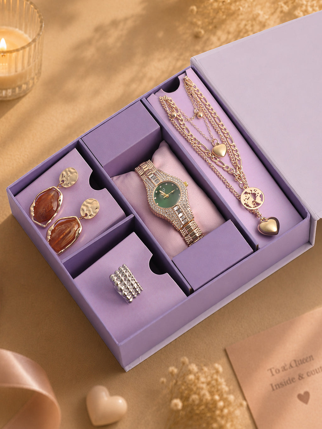 The Generic Edit - Watch + Jewellery Gift set