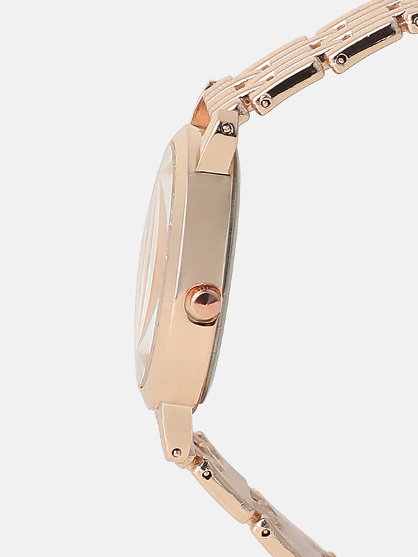 The Classic Sunray Dial Watch - Champagne Gold