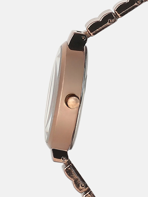 The Rosé Minimal Dial Watch - Blush Rose Gold