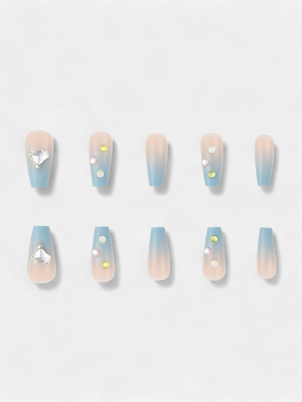 The Sirã¨Ne Press-On Nails - Powder Blue
