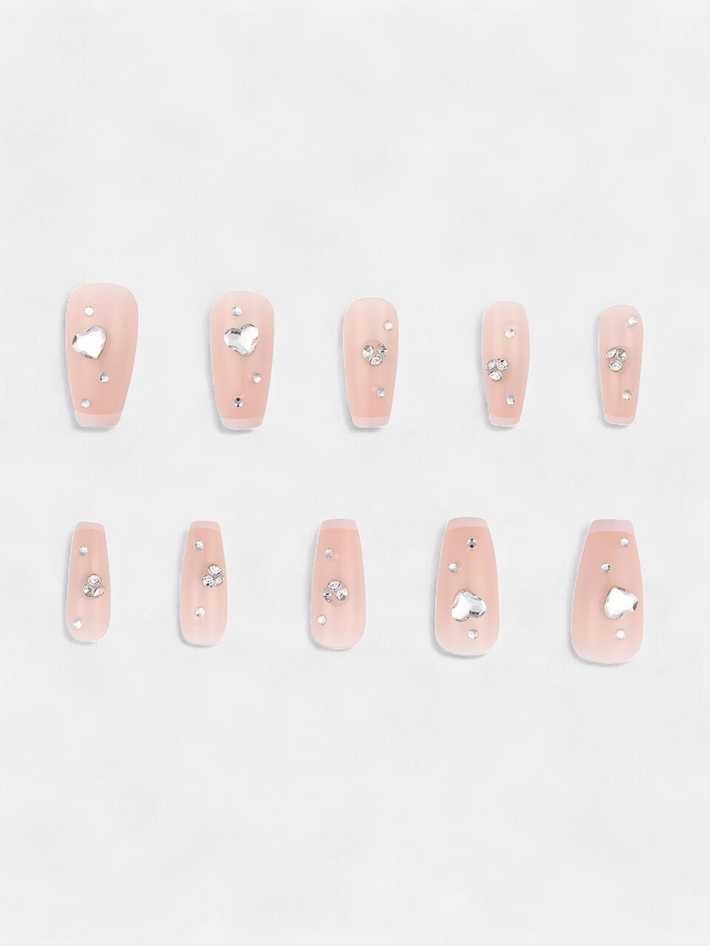 The Bijou Press-On Nails - Nude Pink