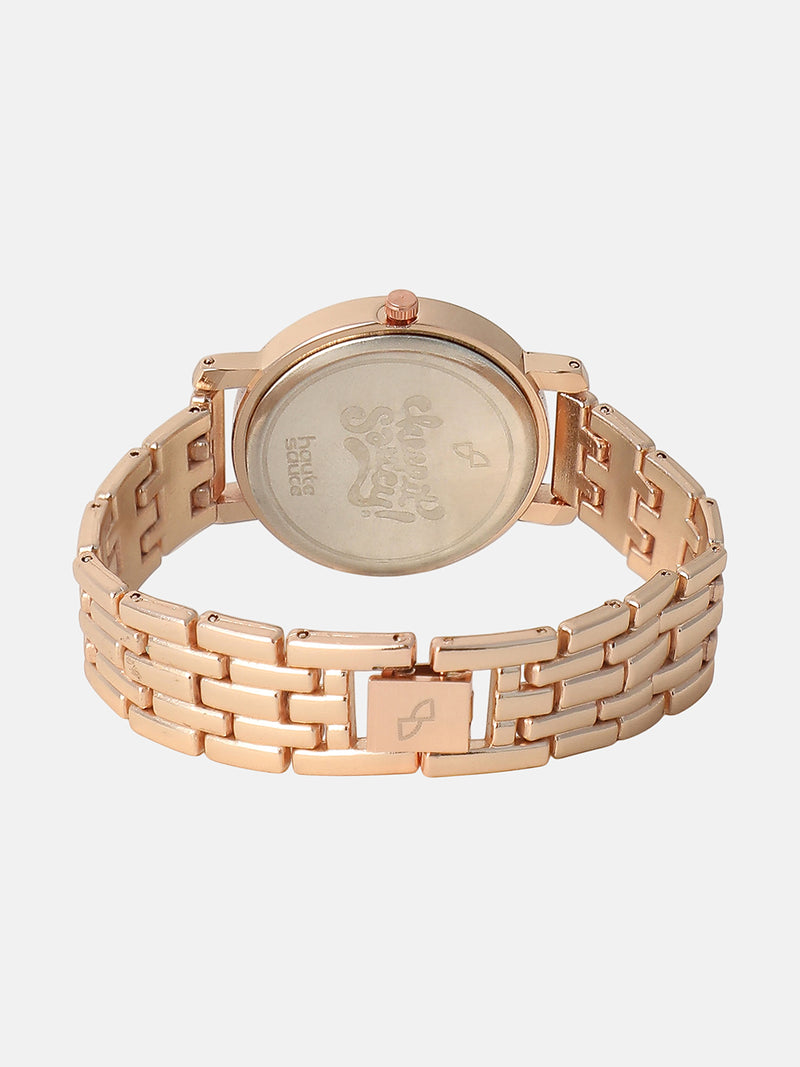 The Classic Sunray Dial Watch - Champagne Gold