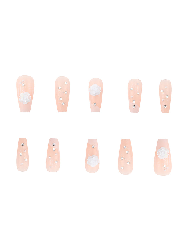 The Rosa Press-On Nails - Soft Pink