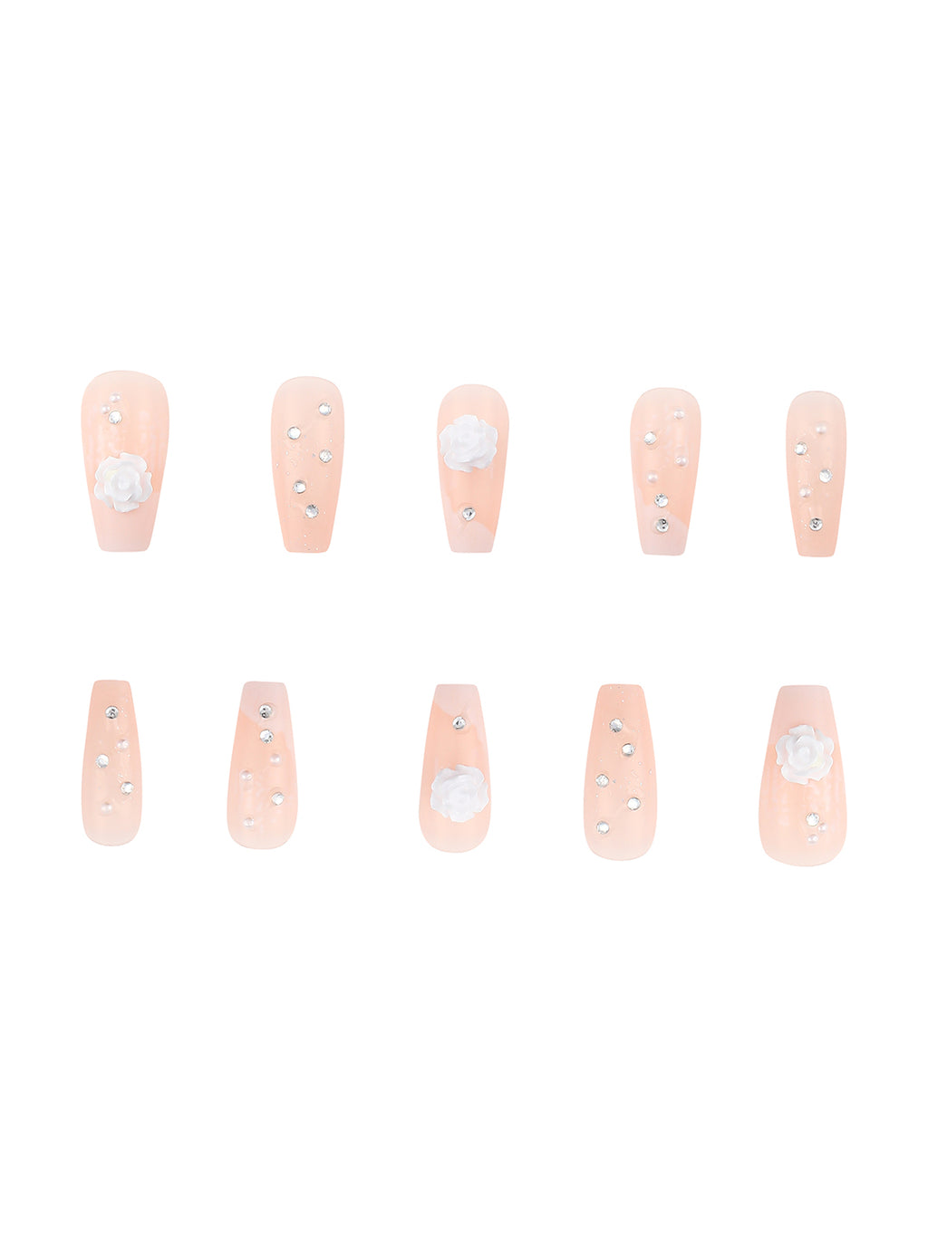 The Rosa Press-On Nails - Soft Pink