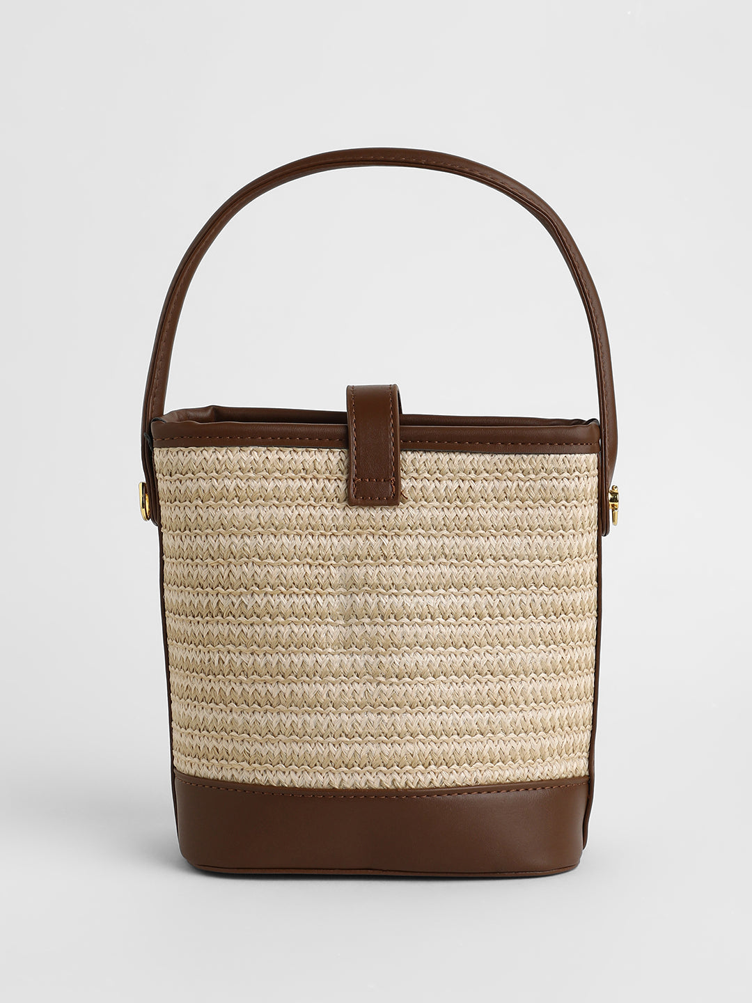 The Portofino Bucket Bag - Jute Beige