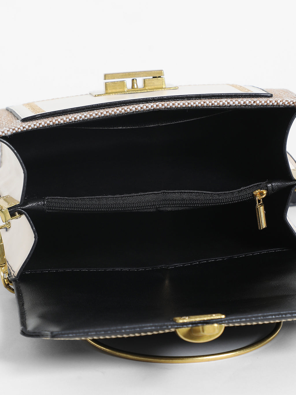 Weave Block Hand Bag