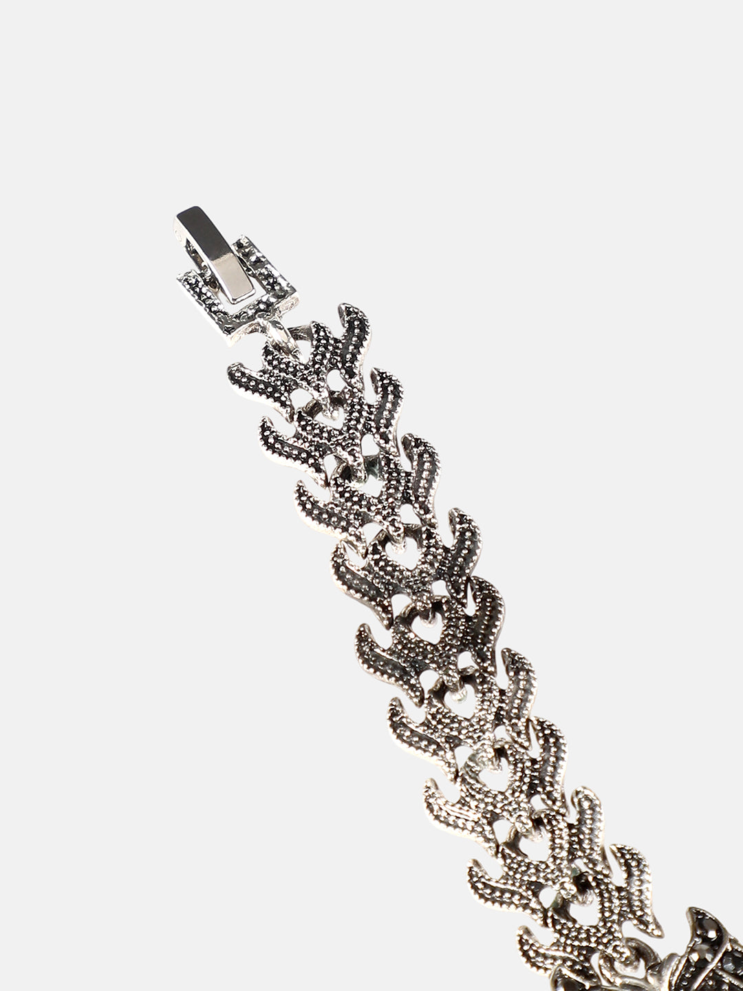 The Wishbone Oval Watch - Antique Silver