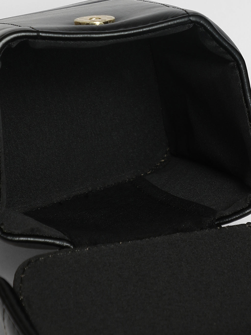 Dented Buckle Bucket Bag