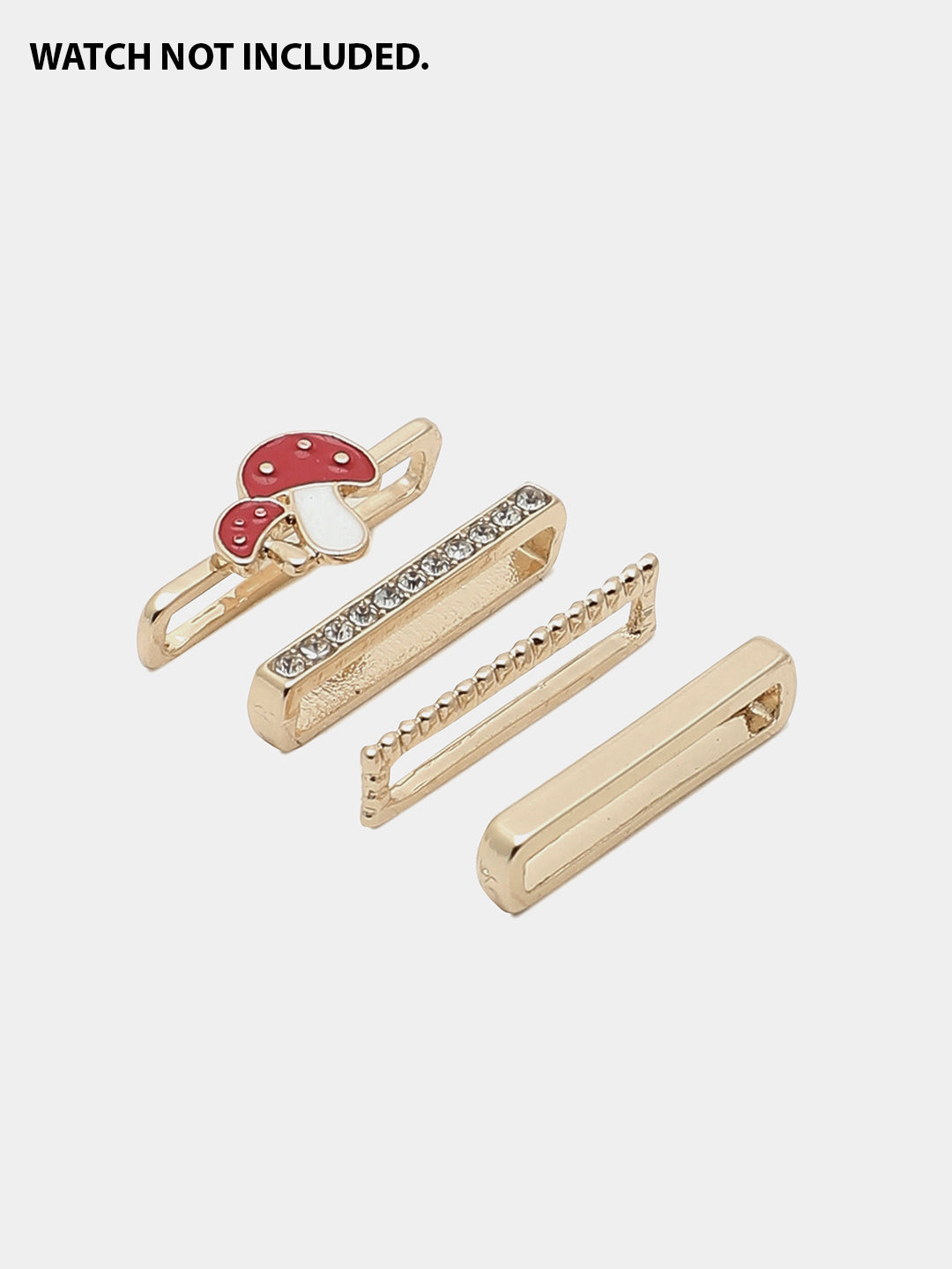 Flora Mushroom Embellished Glide Charm