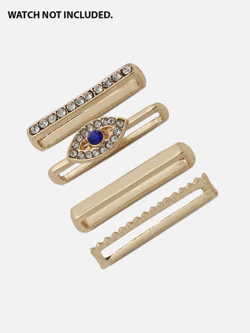 Clara Evil Eye Embellished Glide Charm