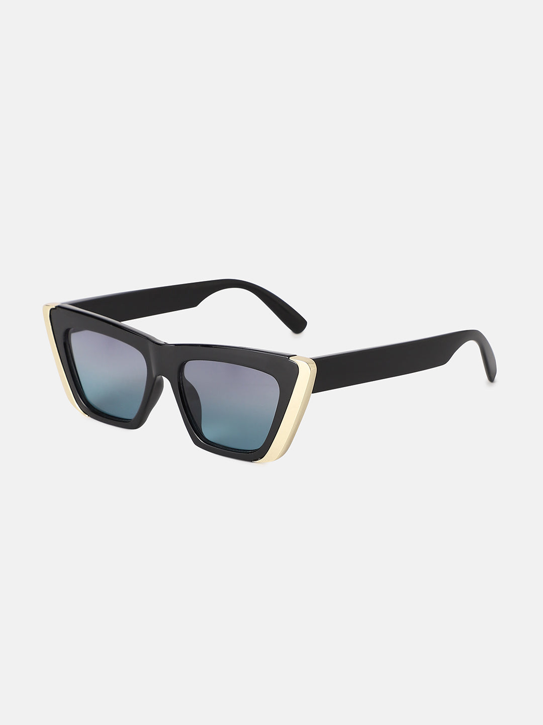 Full Rim Cateye Sunglasses - Black