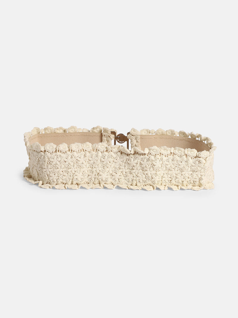 The Flora Belt - White