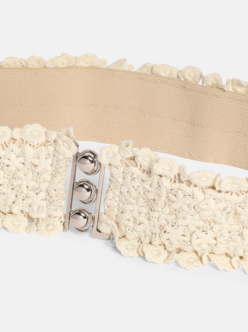 The Flora Belt - White