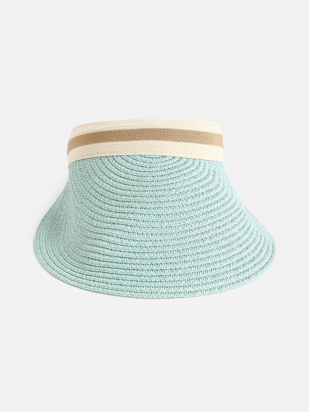 Striped Visor Cap - Blue