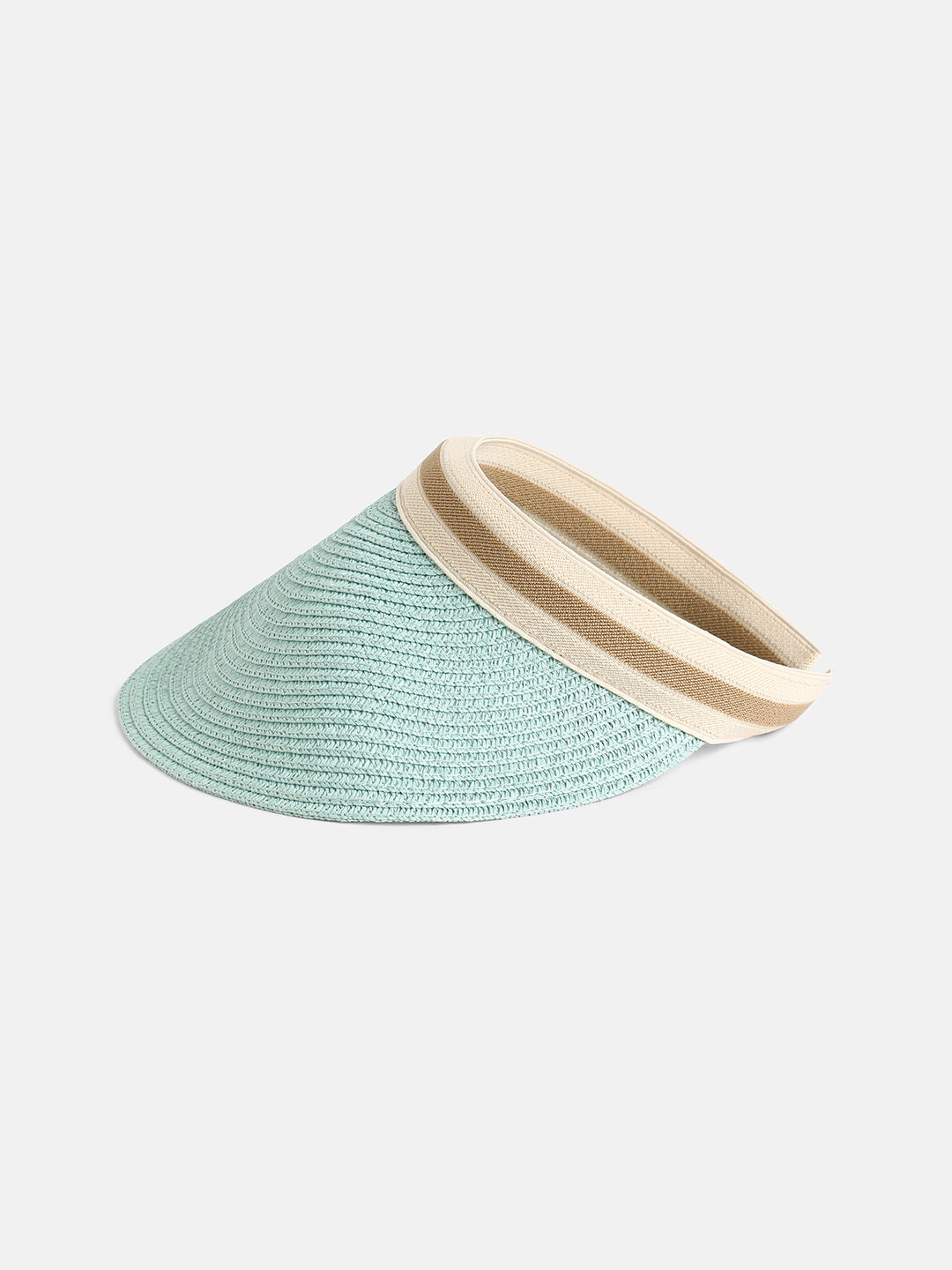 Striped Visor Cap - Blue