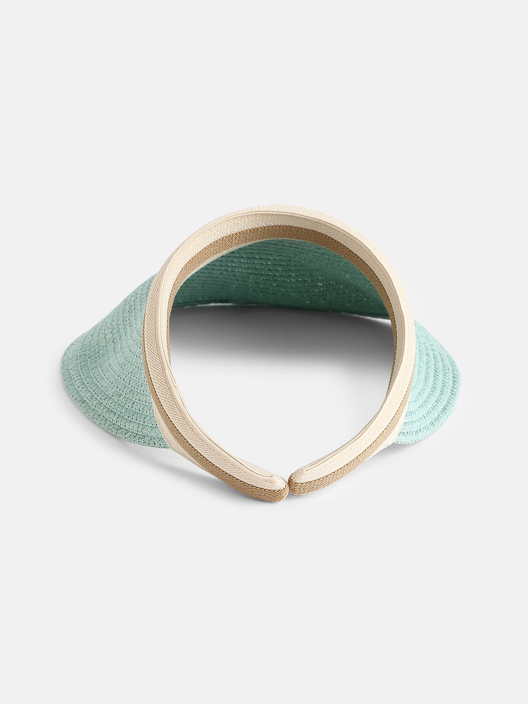 Striped Visor Cap - Blue