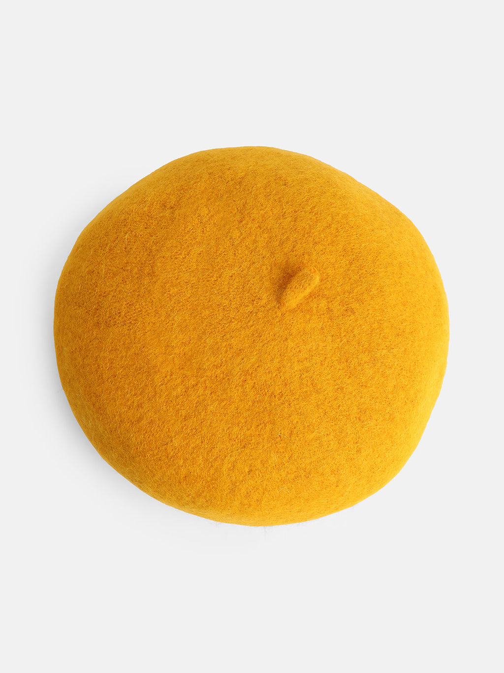 Solid Beret Hat - Yellow