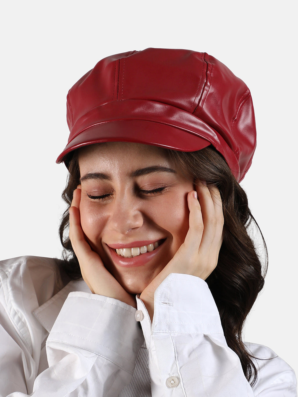 Solid Bakerboy Hat - Red