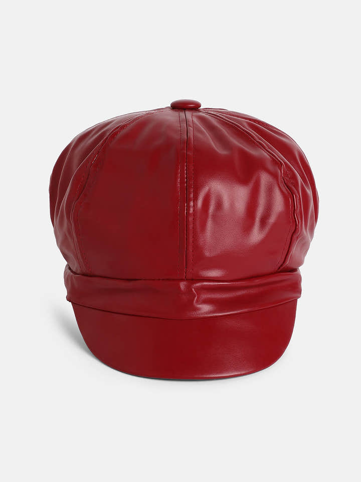 Solid Bakerboy Hat - Red