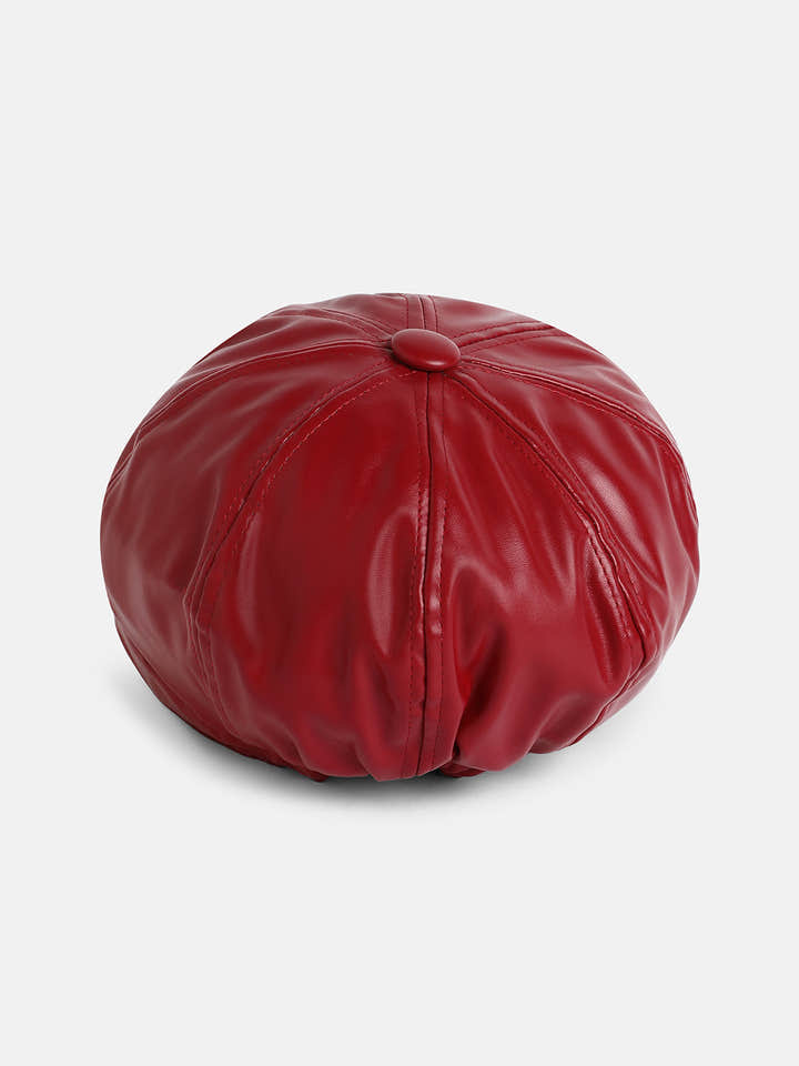 Solid Bakerboy Hat - Red